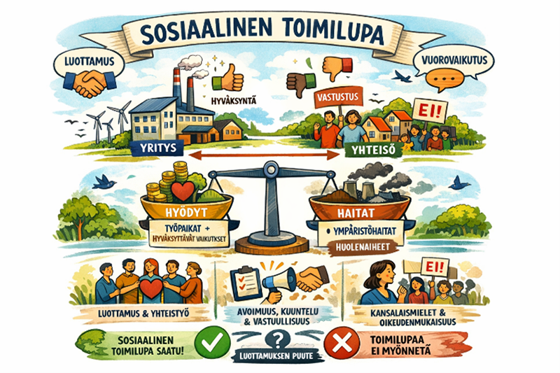 piirroskuva vastuullisesta toimimisesta