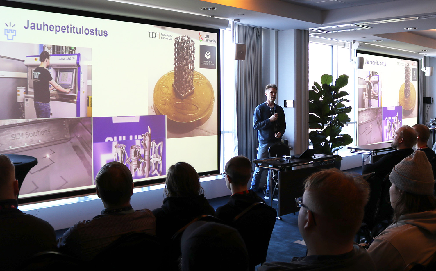 Antti Järvenpää presents research into 3D-printed functional structures and fatigue-resistance. 